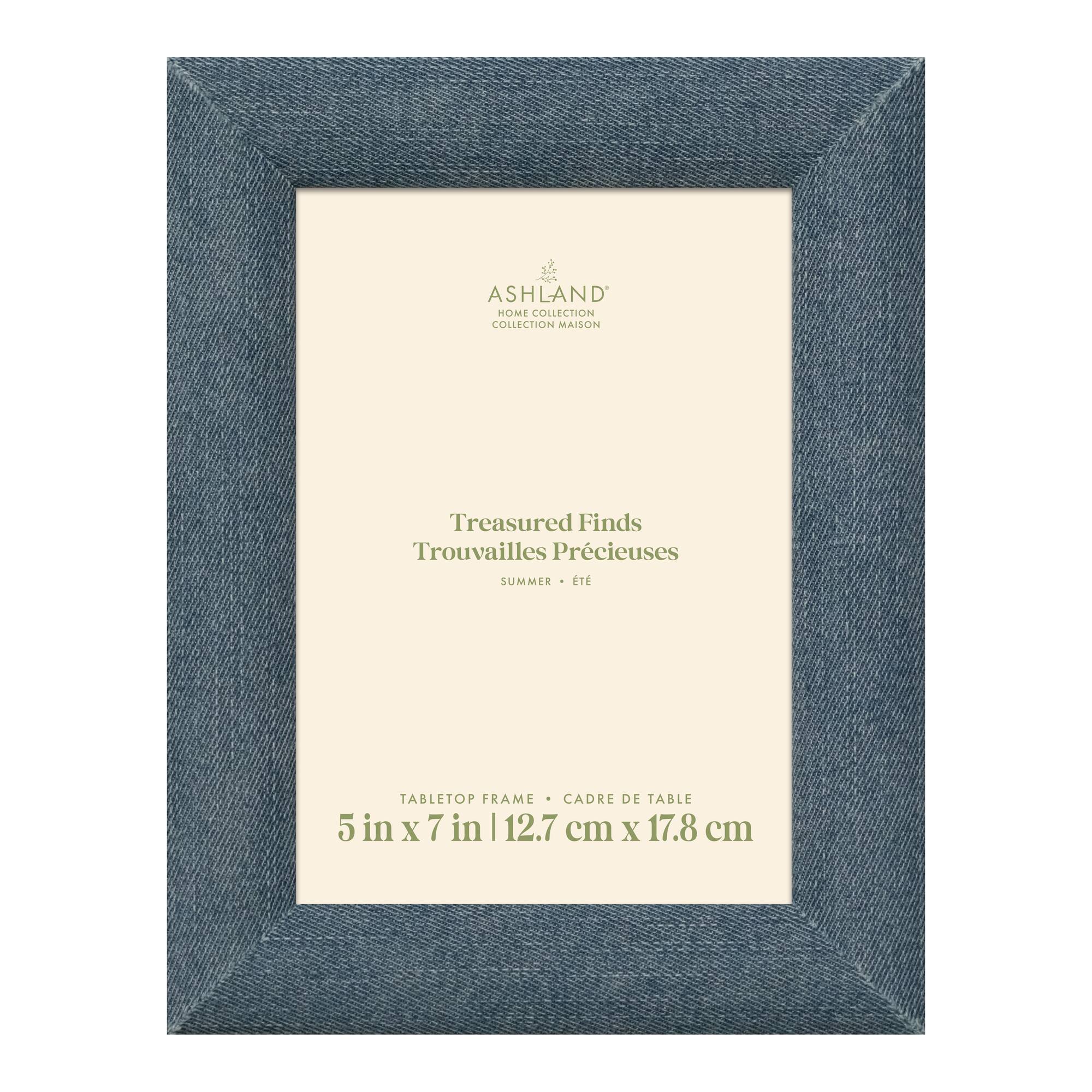 5" x 7" Denim Tabletop Frame, Treasured Finds by Ashland®
